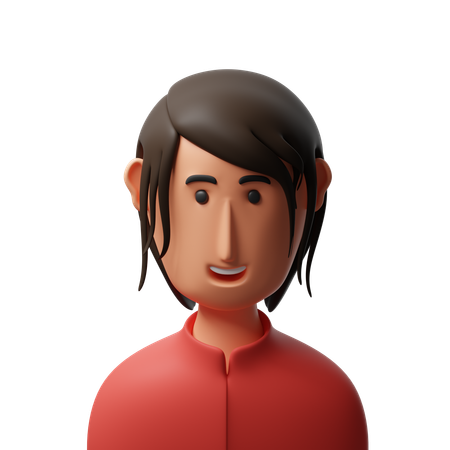 Avatar de garota fofa  3D Icon