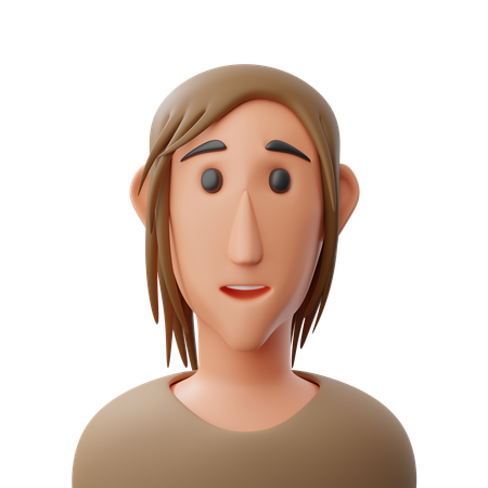 Avatar de garota fofa  3D Icon