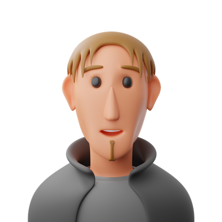 Avatar de hombre de moda  3D Icon