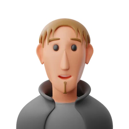 Avatar de hombre de moda  3D Icon