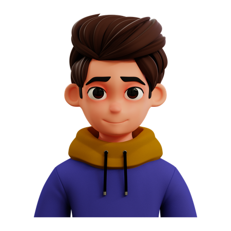 Avatar de homem bonito  3D Icon