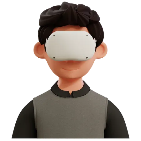 Avatar de inteligência artificial  3D Icon