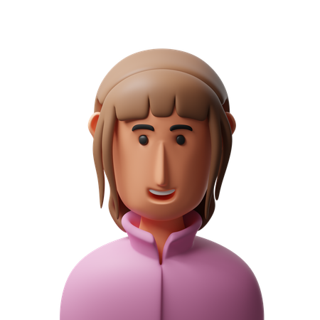 Avatar de menina  3D Icon