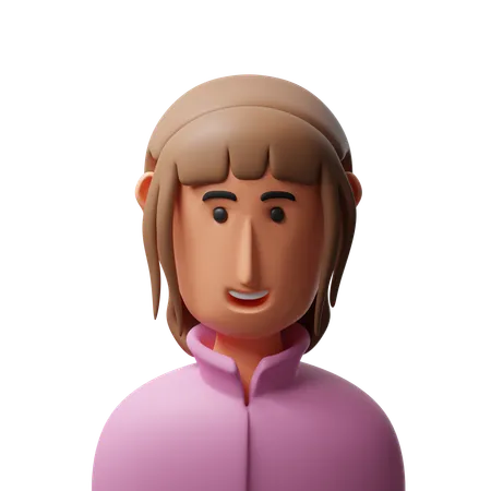 Avatar de menina  3D Icon