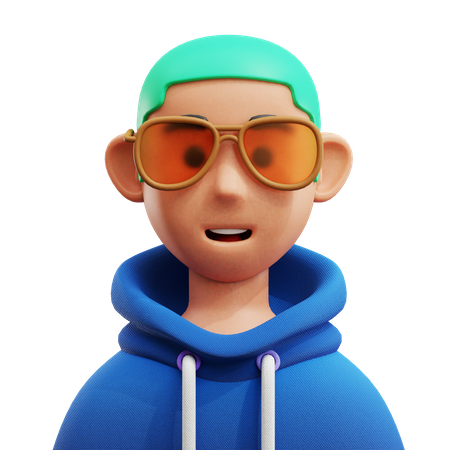 Avatar de personne à la mode  3D Icon