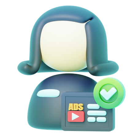 Avatar Digital Marketer  3D Icon