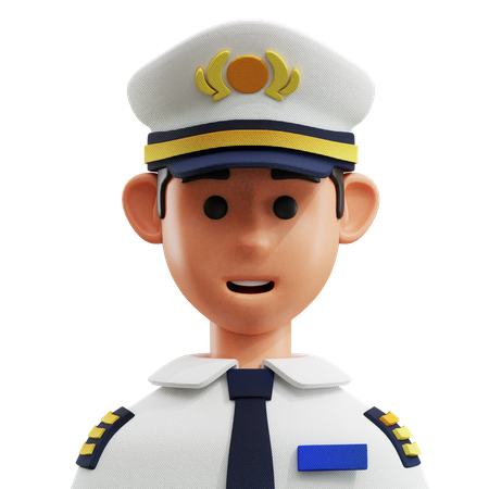 Avatar du capitaine  3D Icon