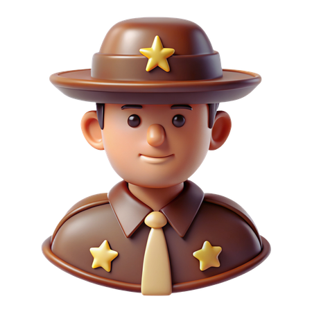 Avatar du shérif  3D Icon