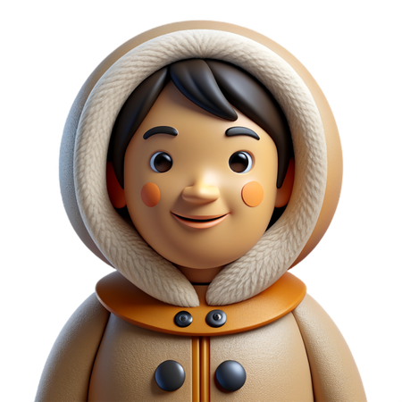 L'avatar de l'Esquimau  3D Icon