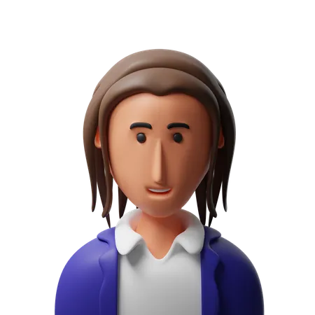 Avatar de estudiante  3D Icon