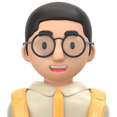 Avatar de estudiante  3D Icon