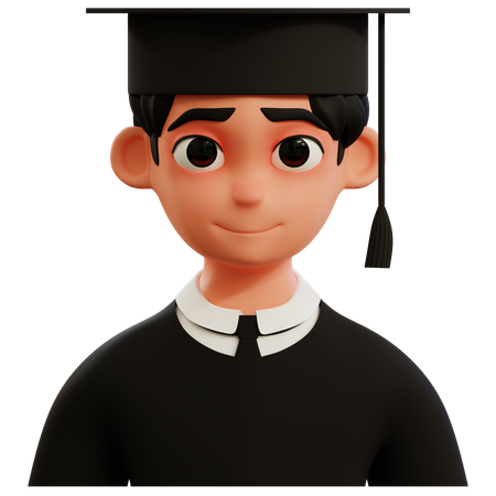 Avatar de estudiante de posgrado  3D Icon