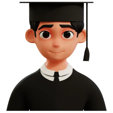 Avatar de estudiante de posgrado  3D Icon