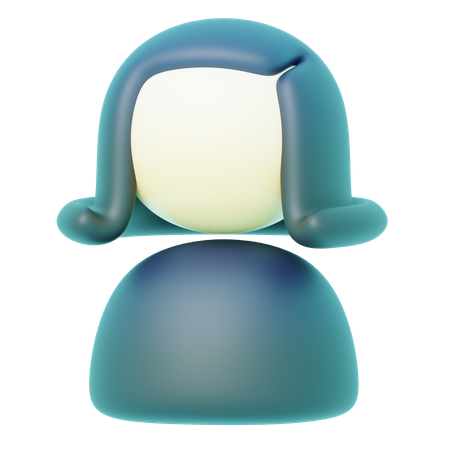 Avatar Female Basic  3D Icon