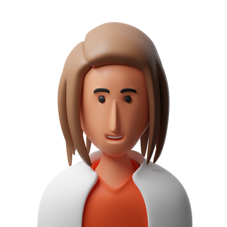 Avatar féminin  3D Icon