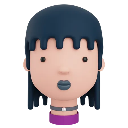 Avatar féminin  3D Icon