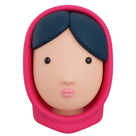 Avatar féminin  3D Icon