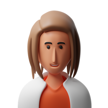 Avatar femenino  3D Icon