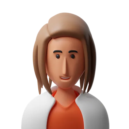 Avatar femenino  3D Icon