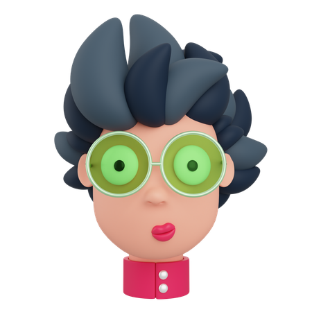 Avatar femenino  3D Icon