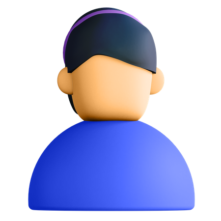 Avatar femenino  3D Illustration