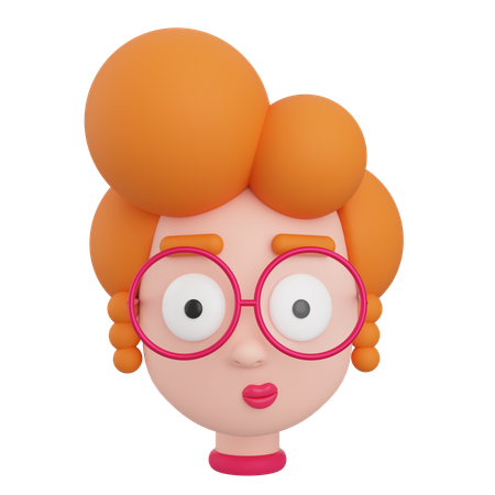 Avatar féminin  3D Icon