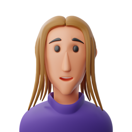 Avatar féminin  3D Icon