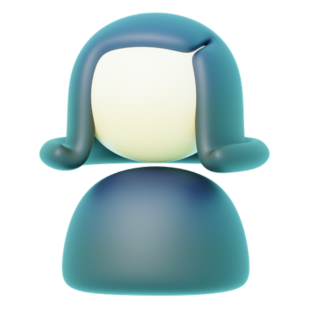Avatar féminin de base  3D Icon