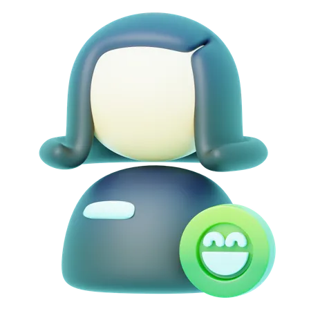 Avatar Happy  3D Icon