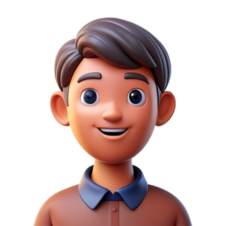 Avatar hombre europeo  3D Icon