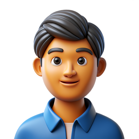 Avatar de hombre latino hispano  3D Icon