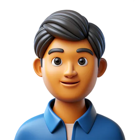 Avatar de homem latino hispânico  3D Icon