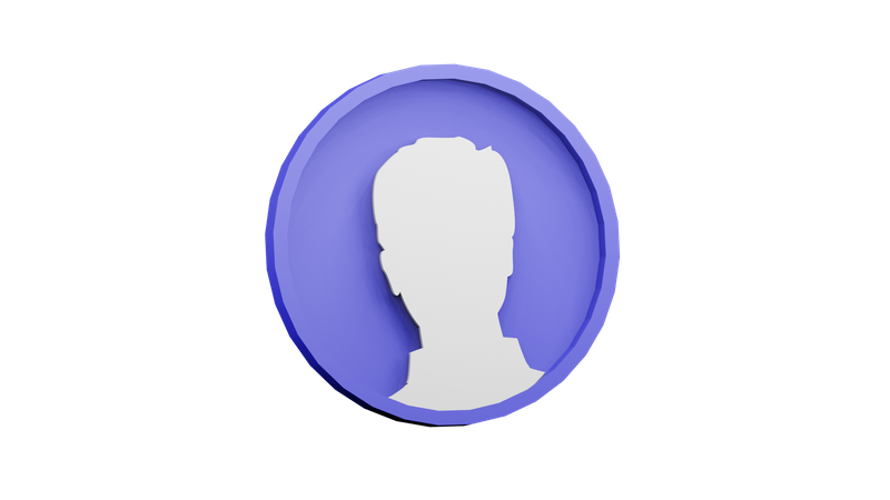 Avatar homme  3D Icon