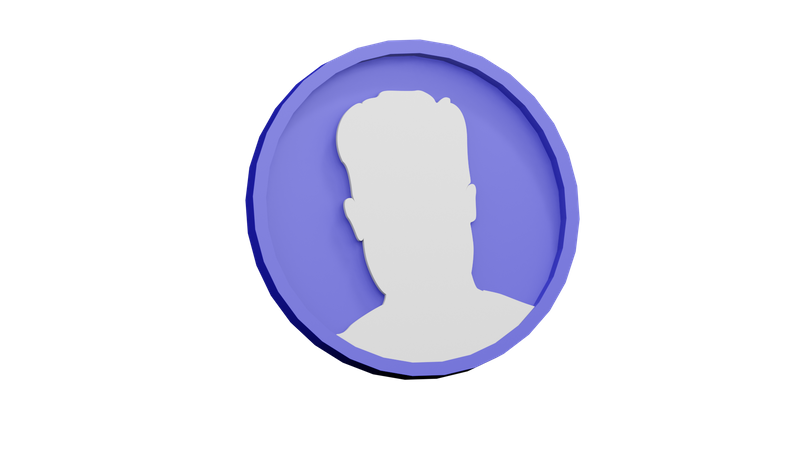 Avatar homme  3D Icon