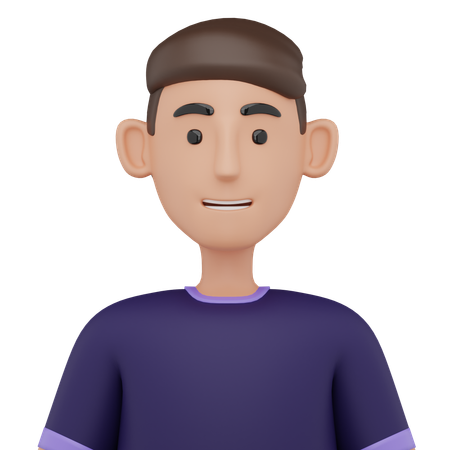 Avatar homme  3D Icon