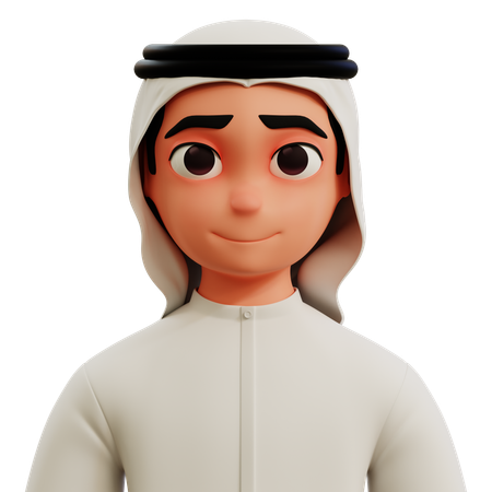 Avatar homme arabe  3D Icon