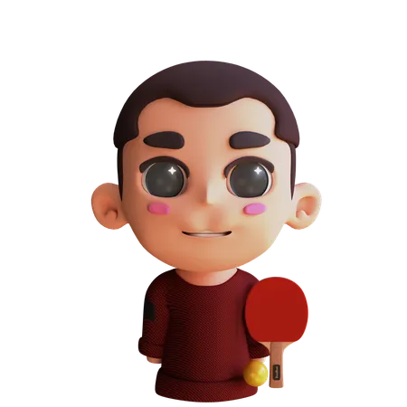 Avatar de jugador de ping pong  3D Icon