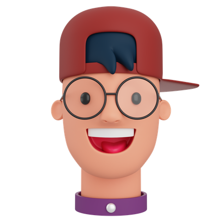 Avatar masculin  3D Icon