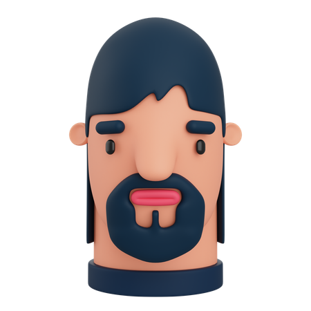 Avatar masculino  3D Icon