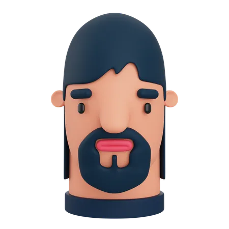 Avatar masculino  3D Icon