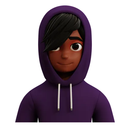 Avatar de chico emo  3D Icon