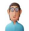 Avatar of a man with glasses
