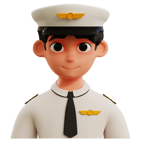 Avatar piloto  3D Icon