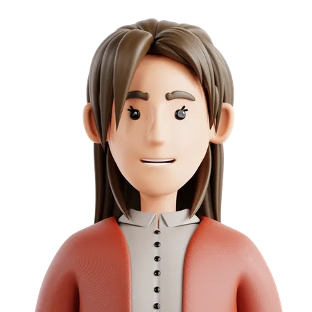 Avatar de profesor  3D Icon