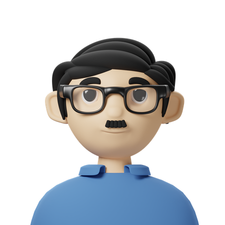 Avatar de profesor  3D Icon