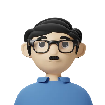 Avatar de profesor  3D Icon