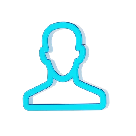 Avatar profile 3D Icon