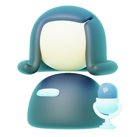 Avatar Reporter  3D Icon