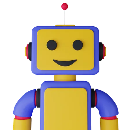 Avatar do Robô  3D Icon