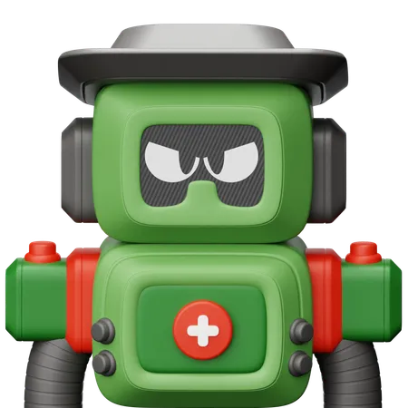 Avatar do Robô  3D Icon